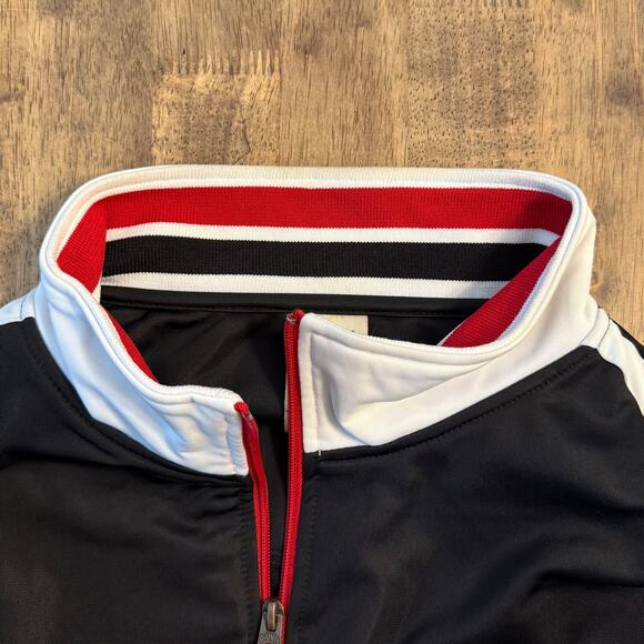 G Unit Track Jacket Vintage Y2K Full Zip Polyester Black Red Size Unisex XLarge - Picture 12 of 12